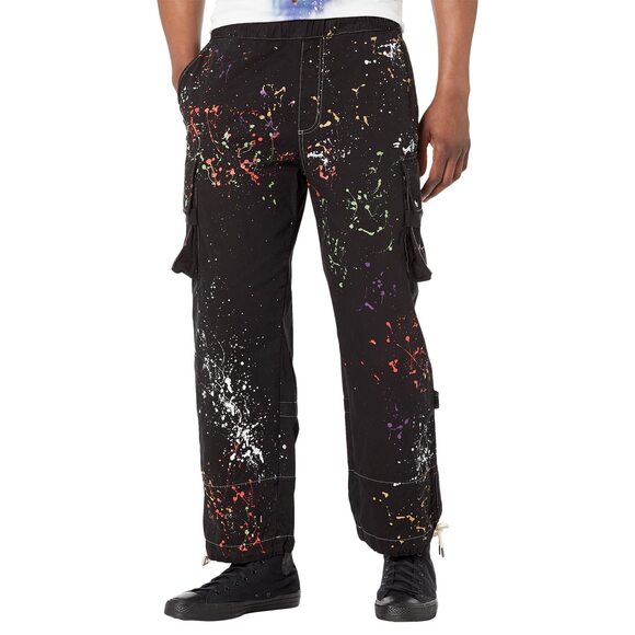 Just Cavalli Other - Just Cavalli Cotton Gabardine Cargo Pants Black 46 (US 30)